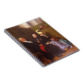 De inspirerende zalm (olie op canvas) notitieboek (Rechterzijde)