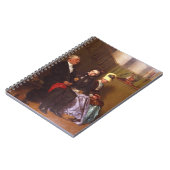 De inspirerende zalm (olie op canvas) notitieboek (Linkerzijde)