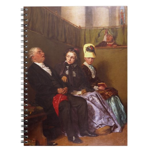 De inspirerende zalm (olie op canvas) notitieboek (Voorkant)