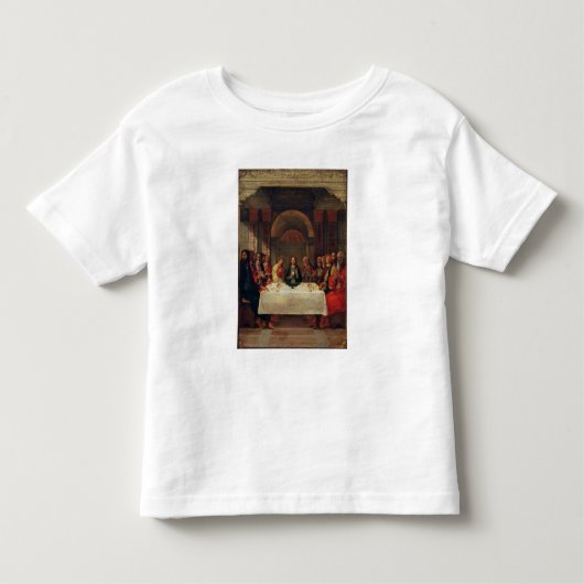 De instelling van de Eucharist, c.1490 Kinder Shirts (Voorkant)