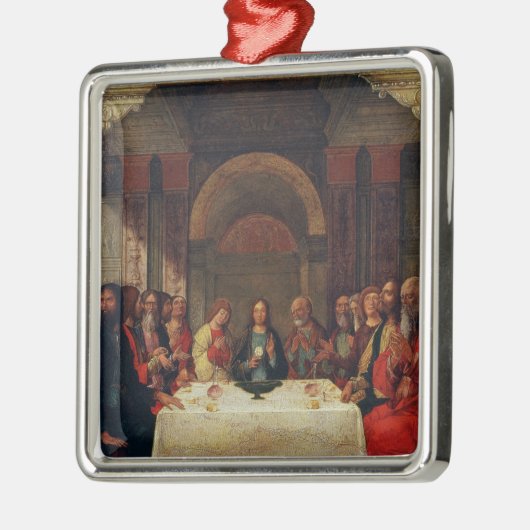 De instelling van de Eucharist, c.1490 Metalen Ornament (Links)