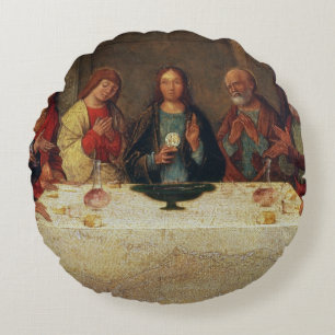 De instelling van de Eucharist, c.1490 Rond Kussen