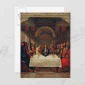 De instelling van het Avondmaal, c.1490 Briefkaart (Voorkant / Achterkant)