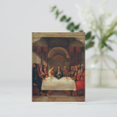 De instelling van het Avondmaal, c.1490 Briefkaart (Staand voorkant)
