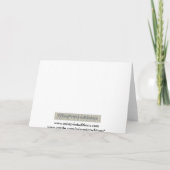 De Instrumenten Notecard van het orkest Kaart (Achterkant)