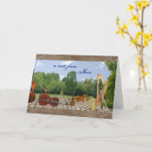 De Instrumenten Notecard van het orkest Kaart (Gele Bloem)