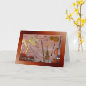 De Instrumenten van het Orkest van de symfonie Kaart (Gele Bloem)