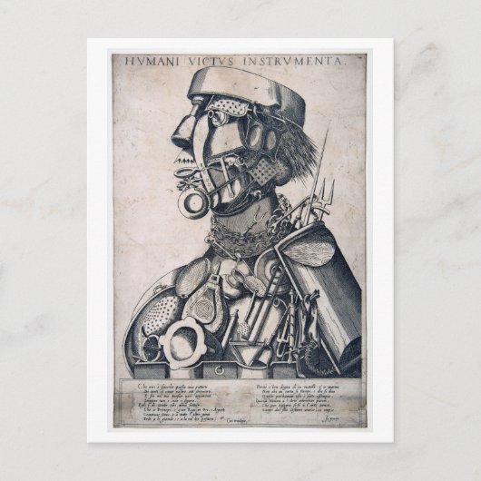 De instrumenten voor menselijke gezondheid, Arcimb Briefkaart (Voorkant)