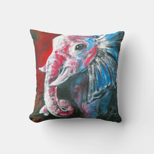 De intelligente legante olifant kussen (Voorkant)