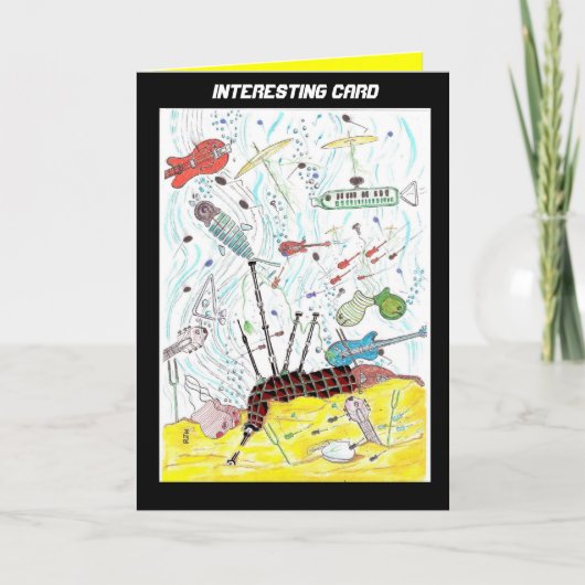 DE INTERESSANTE KAART VAN DE VERJAARDAG (Voorkant)