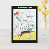 DE INTERESSANTE KAART VAN DE VERJAARDAG (Gele Bloem)