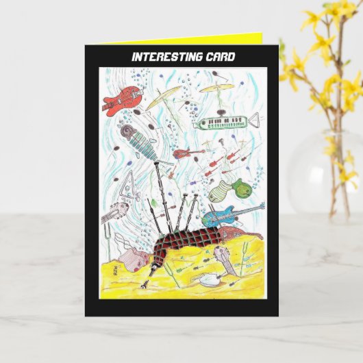 DE INTERESSANTE KAART VAN DE VERJAARDAG (Gele Bloem)