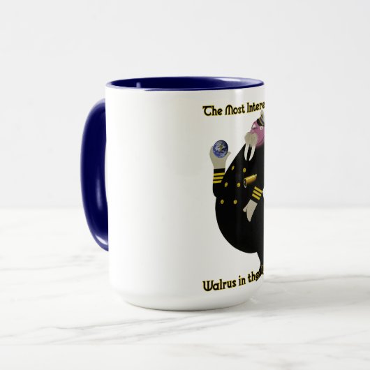 De interessantste Walrus ter wereld Mok (Voorkant links)