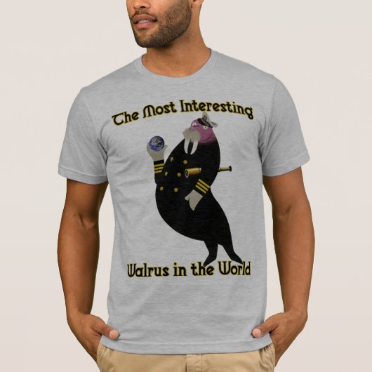 De interessantste Walrus ter wereld T-shirt (Voorkant)