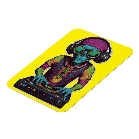 De Intergalactic DJ Magneet (Linkerzijde)