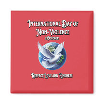 De Internationale Dag van het Niet-Geweld. respect