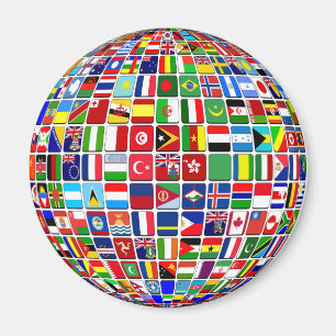 De internationale Magneet van Vlaggen