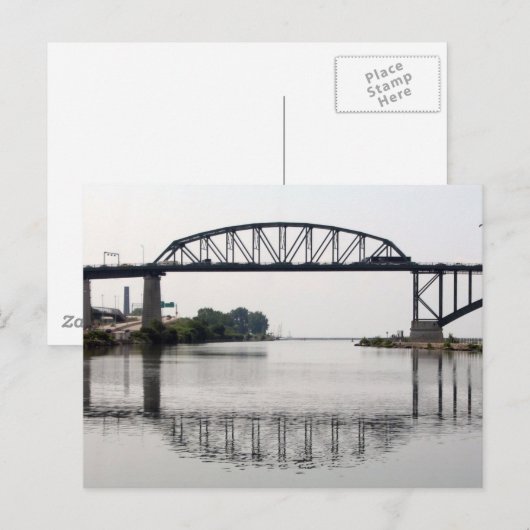 De internationale vredesbrug briefkaart (Voorkant / Achterkant)