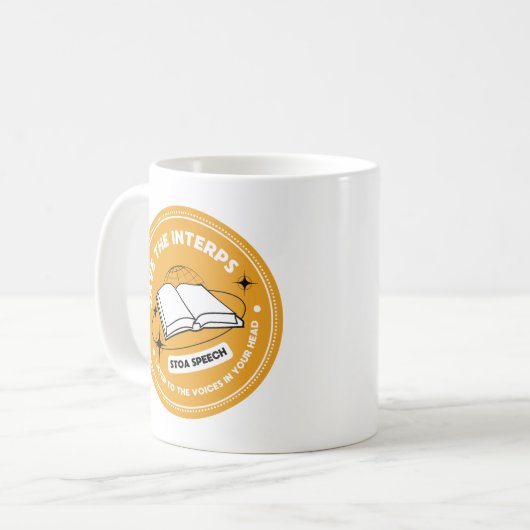 De Interps-Mok opslaan Koffiemok (Voorkant links)