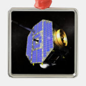 De Interstellar Boundary Explorer-satelliet Metalen Ornament (Voorkant)
