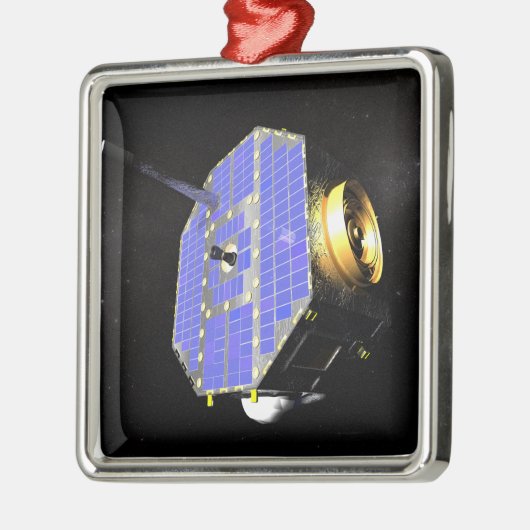 De Interstellar Boundary Explorer-satelliet Metalen Ornament (Links)