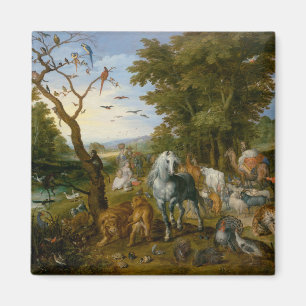 De intocht van de dieren in de ark van Noach (Brue Magneet