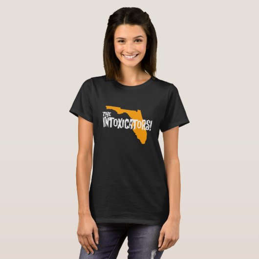 De Intoxicators! Florida Basic Women's Dark T-shir T-shirt (Voorkant volledig)