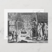 De introductie van Dr. Samuel Johnson in een hoogl Briefkaart (Voorkant / Achterkant)