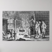 De introductie van Dr. Samuel Johnson in een hoogl Poster (Voorkant)