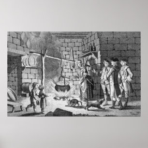 De introductie van Dr. Samuel Johnson in een hoogl Poster