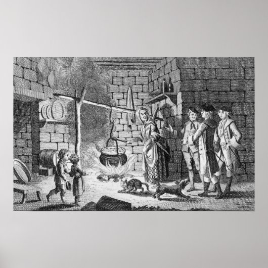 De introductie van Dr. Samuel Johnson in een hoogl Poster (Voorkant)