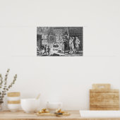 De introductie van Dr. Samuel Johnson in een hoogl Poster (Keuken)