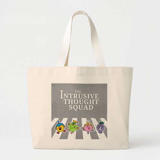 De Intrusive Thought Squad Tote Grote Tote Bag (Voorkant)