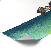 De Inume-pas in de provincie Kai Poster (Hoek)