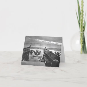 De Invasie van Normandië bij D-dag - 1944 Kaart