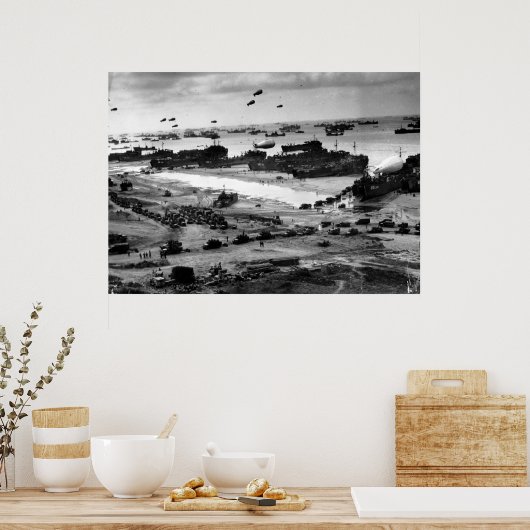 De invasie van Normandië Poster (Keuken)