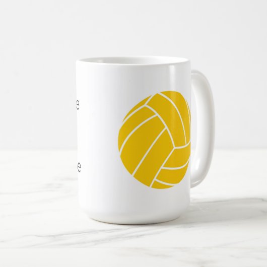 De invloed van een Coach Water Polo Mok (Voorkant rechts)