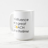 De invloed van een Coach Water Polo Mok (Voorkant links)