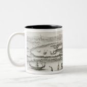 De inwoner van de koning van Siam uit 'Entwurf ein Tweekleurige Koffiemok (Links)