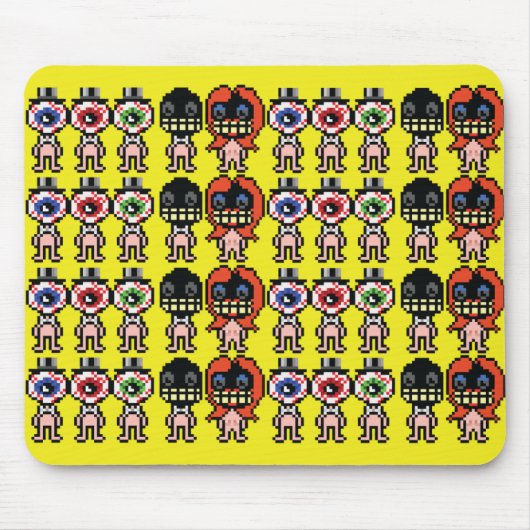 de inwoners mousepad muismat (Voorkant)