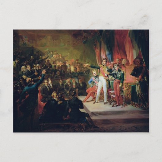 De inzoeking van Louis-Philippe Briefkaart (Voorkant)
