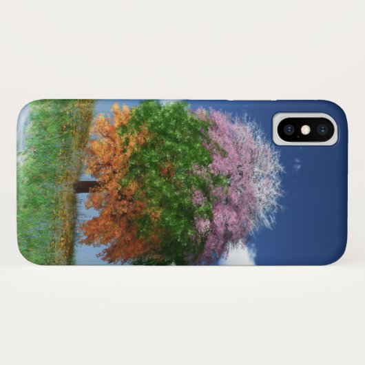 De iPhone-draagtas van de seizoenboom Case-Mate iPhone Case (Achterkant (horizontaal))