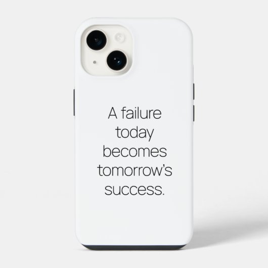 De iPhone-kwestie van het Succes van morgen iPhone Hoesje (Achterkant)