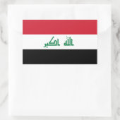 De Iraakse vlag. Irak Rechthoekige Sticker (Tas)