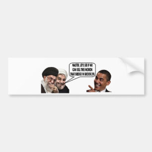 DE IRAANSE DEAL VAN OBAMA BUMPERSTICKER