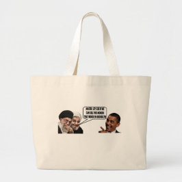 DE IRAANSE DEAL VAN OBAMA GROTE TOTE BAG