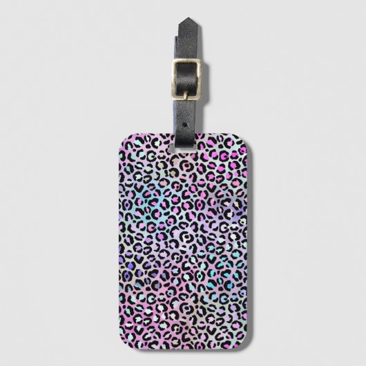 De Iridescent Luipaard Serie Design 12 Bagagelabel (Voorkant (verticaal))