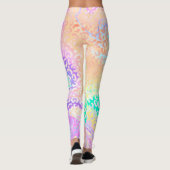 De Iridescent Luipaard Serie Design 3 Leggings (Achterkant)