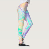 De Iridescent Luipaard Serie Design 3 Leggings (Rechts)