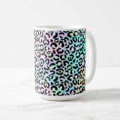 De Iridescent Luipaard Serie Design 5 Koffiemok (Voorkant rechts)